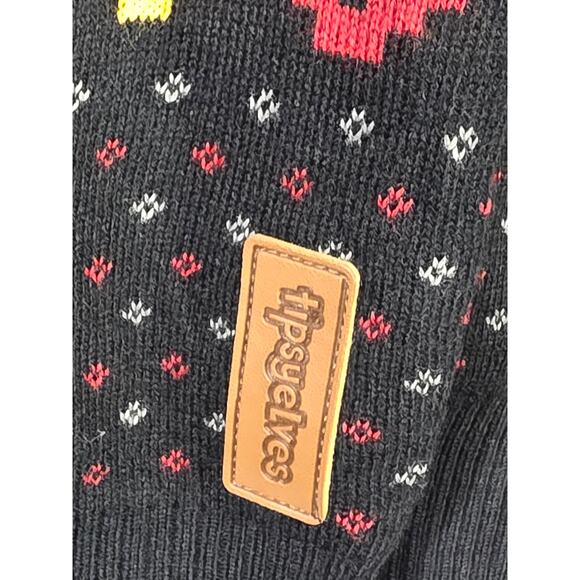 Tipsy Elves Men's Ugly Christmas Sweater Reindeer Beer Steins Fair Isle Large - Picture 4 of 5